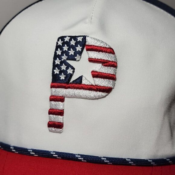 Puma Golf Hat Adult Flag Snapback Patriotic Adjustable Lightweight Unisex NEW - Picture 3 of 14